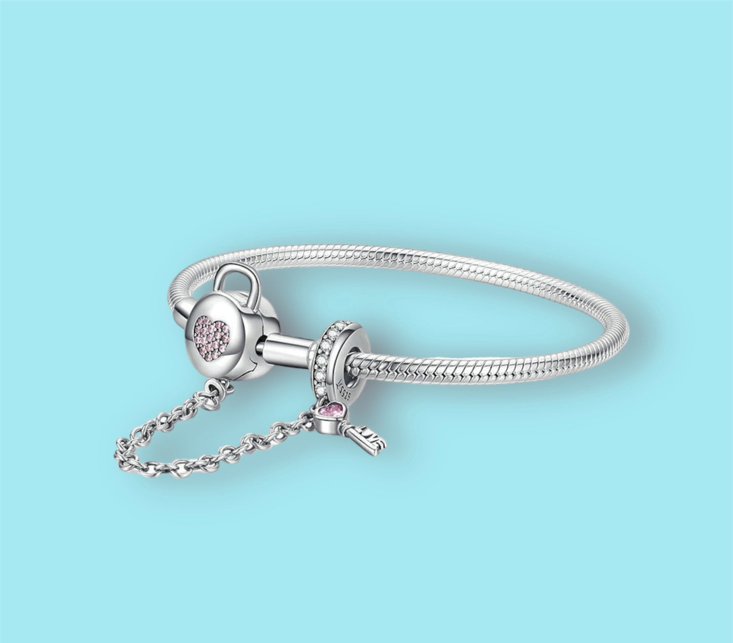 Silver Heart Bracelet