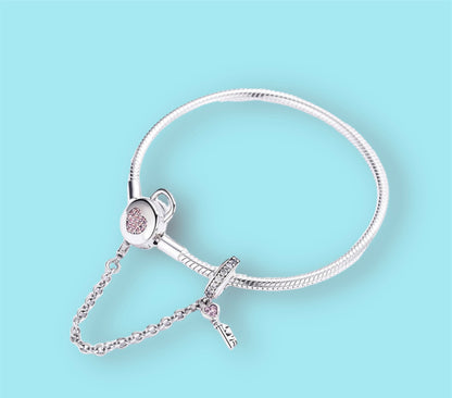 Silver Heart Bracelet