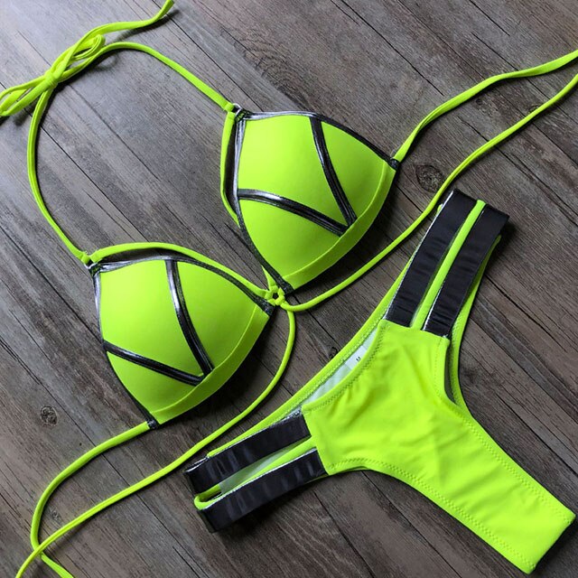 Sexy Push Up Bikini Women String Swimwear