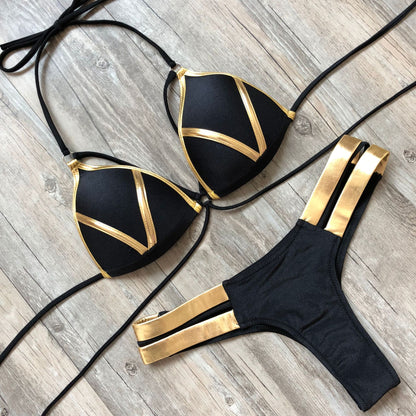 Sexy Push Up Bikini Women String Swimwear